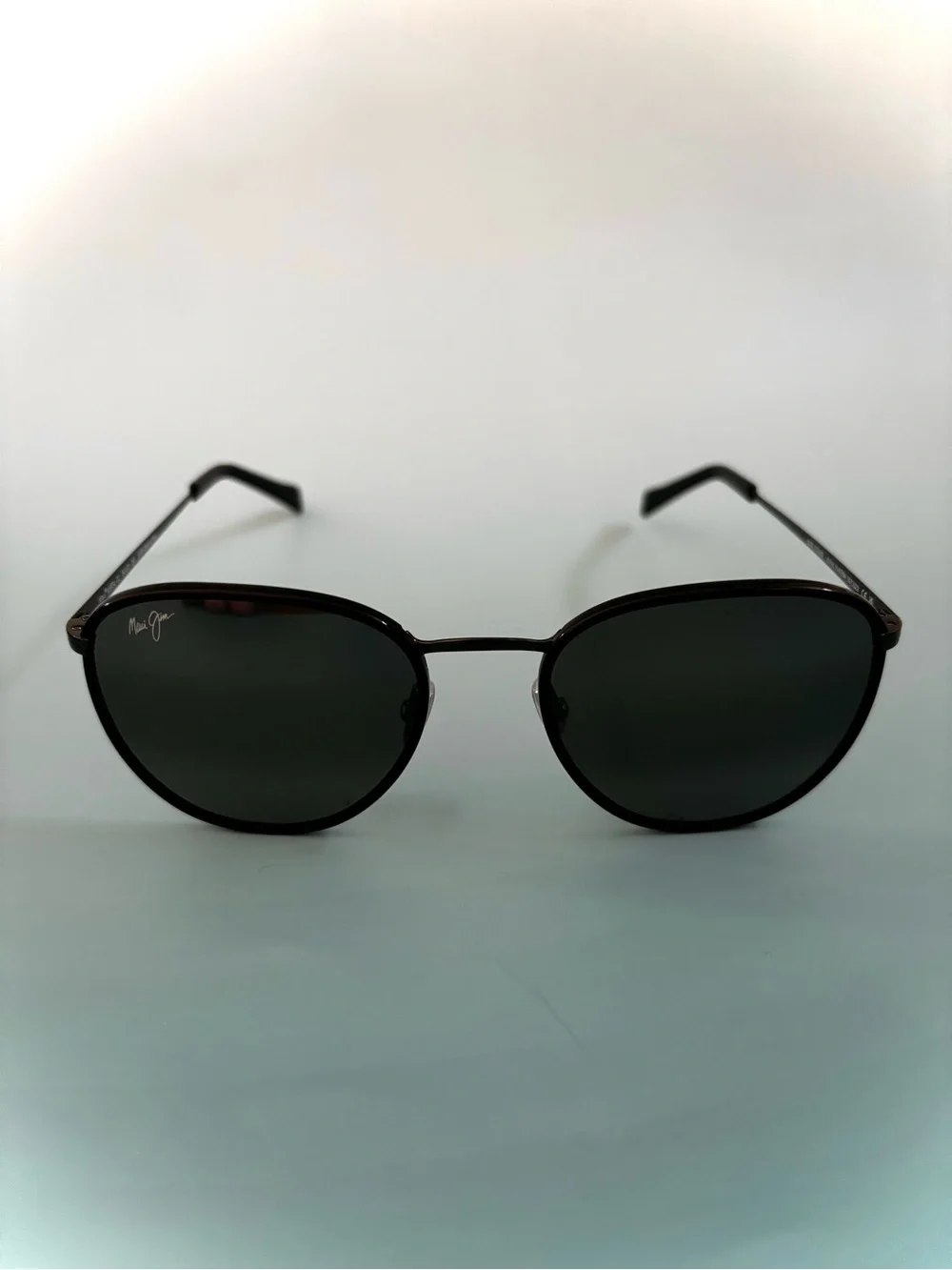 Maui Jim Black Frame Polarized Gray Lenses Men’s Sunglasses-Model: MJ854-02